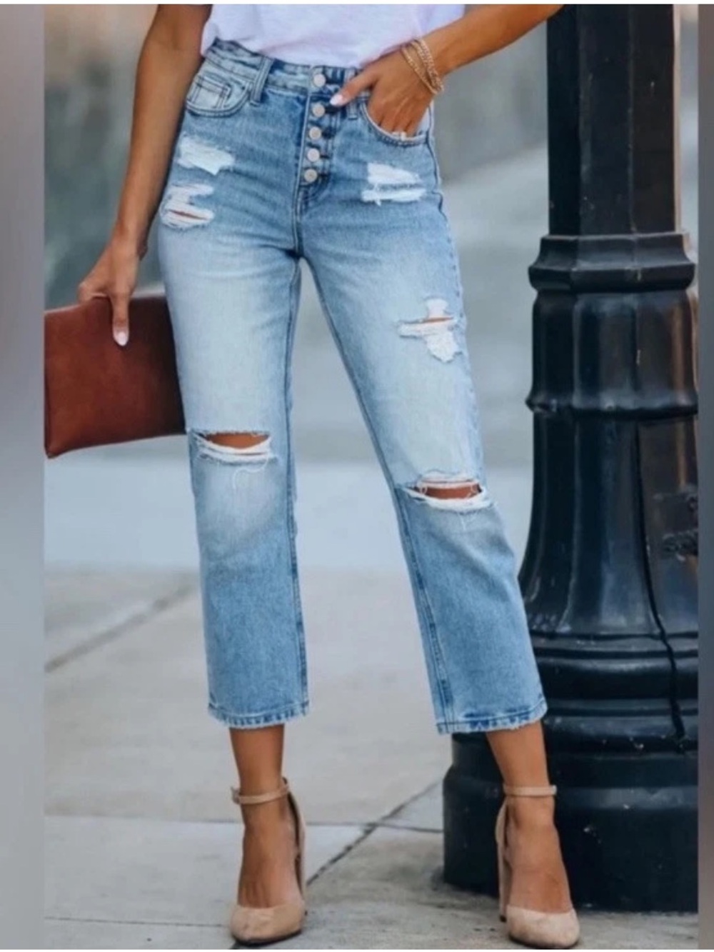 Vervet Super High Rise Jeans - Picture 1 of 9